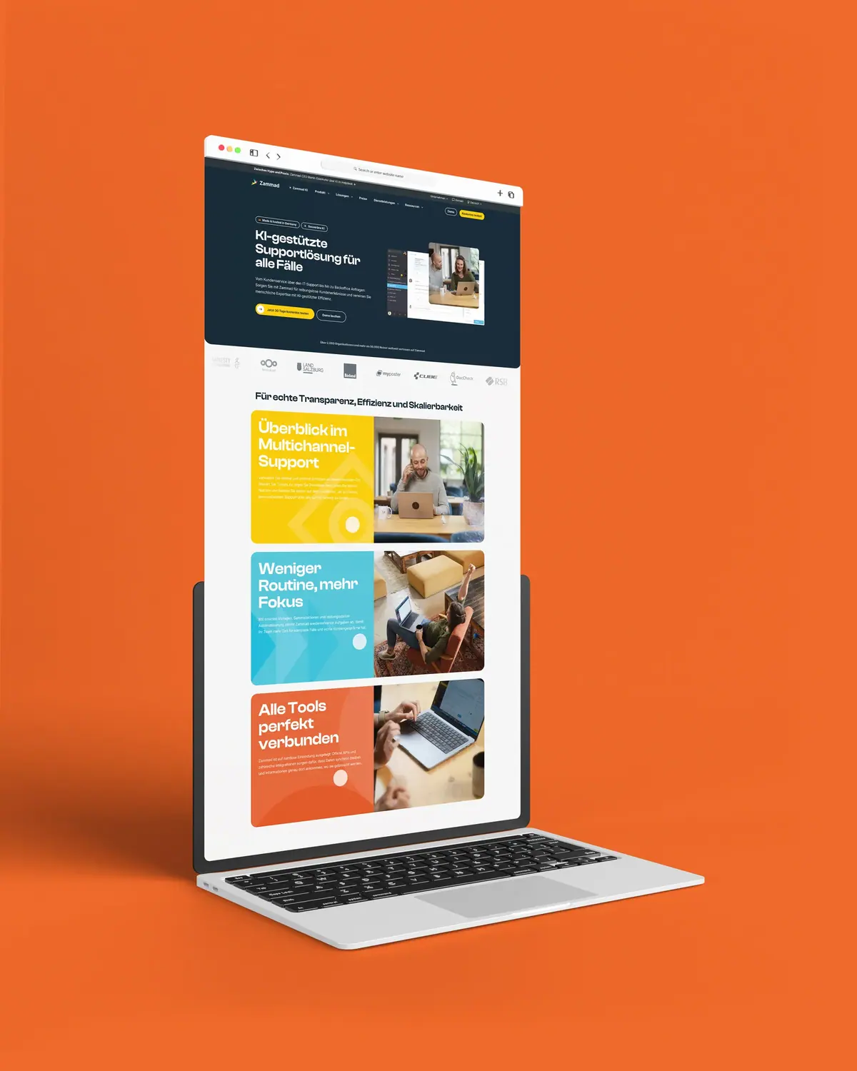 Zammad Website – Details